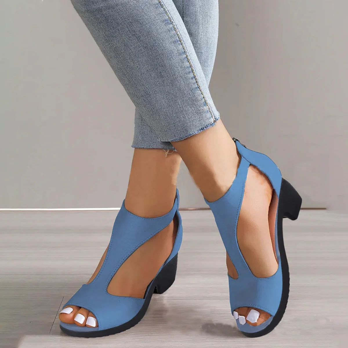 Heidi-Mode | Sandalen mit 4Cm Absatz - Image 5