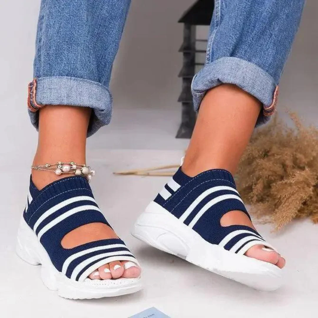 Heidi-Mode | Orthopädische Fußgewölbestütze Sandalen für Frauen - Image 2