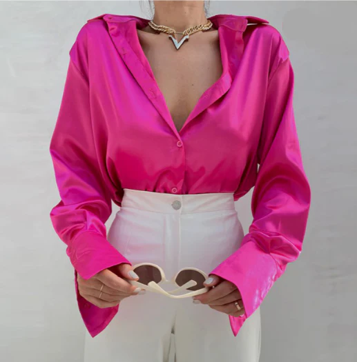 Heidi-Mode | Satin-Bluse - Die Perfekte Bluse für Jeden Anlass! - Image 10
