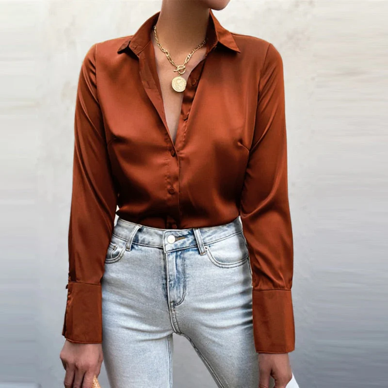 Heidi-Mode | Satin-Bluse - Die Perfekte Bluse für Jeden Anlass! - Image 5