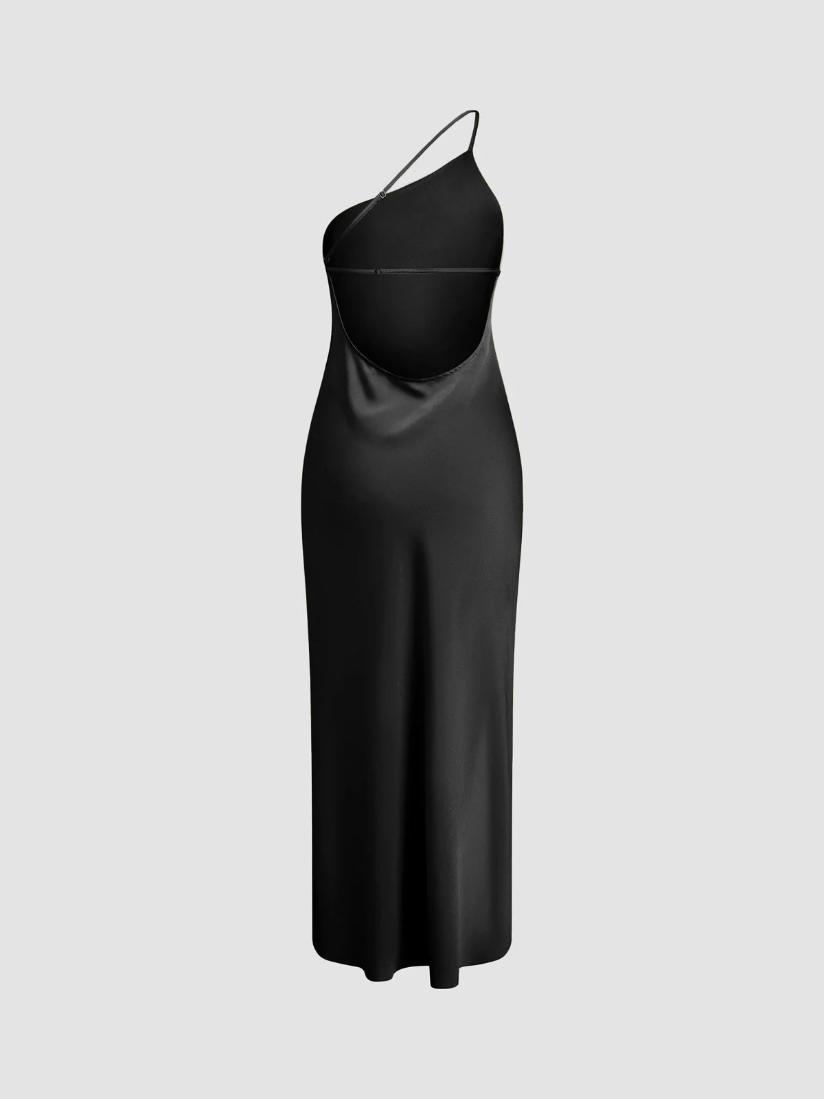 Heidi-Mode | Satin Maxi Kleid mit Offenem Rücken - Image 7