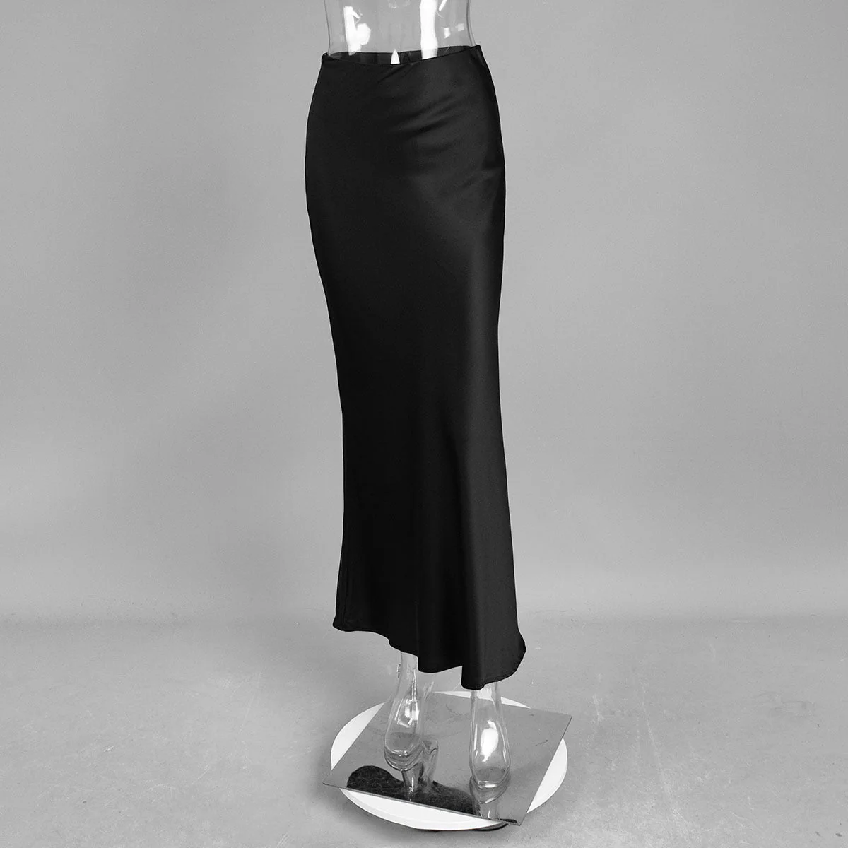 Heidi-Mode | Satin-Midi-Rock mit Fließendem Design für Damen - Image 3