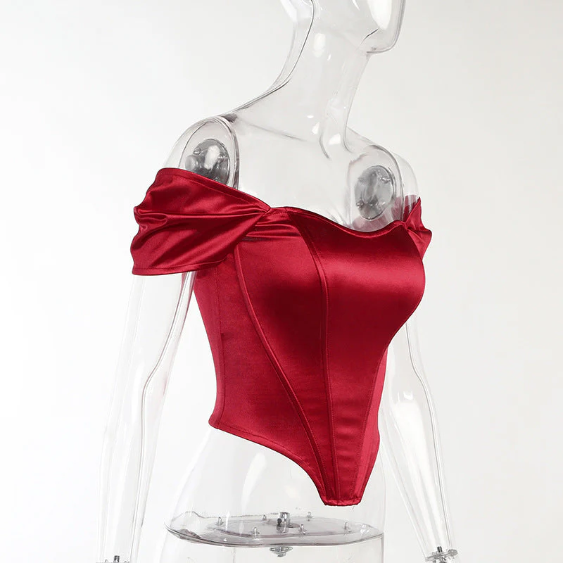 Heidi-Mode | Satin-Oberteil mit Gepufften Ärmeln - Image 6