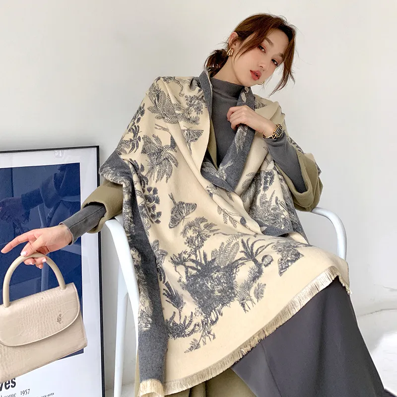 Heidi-Mode | Schal - Eleganter Damen Oversize Wickel