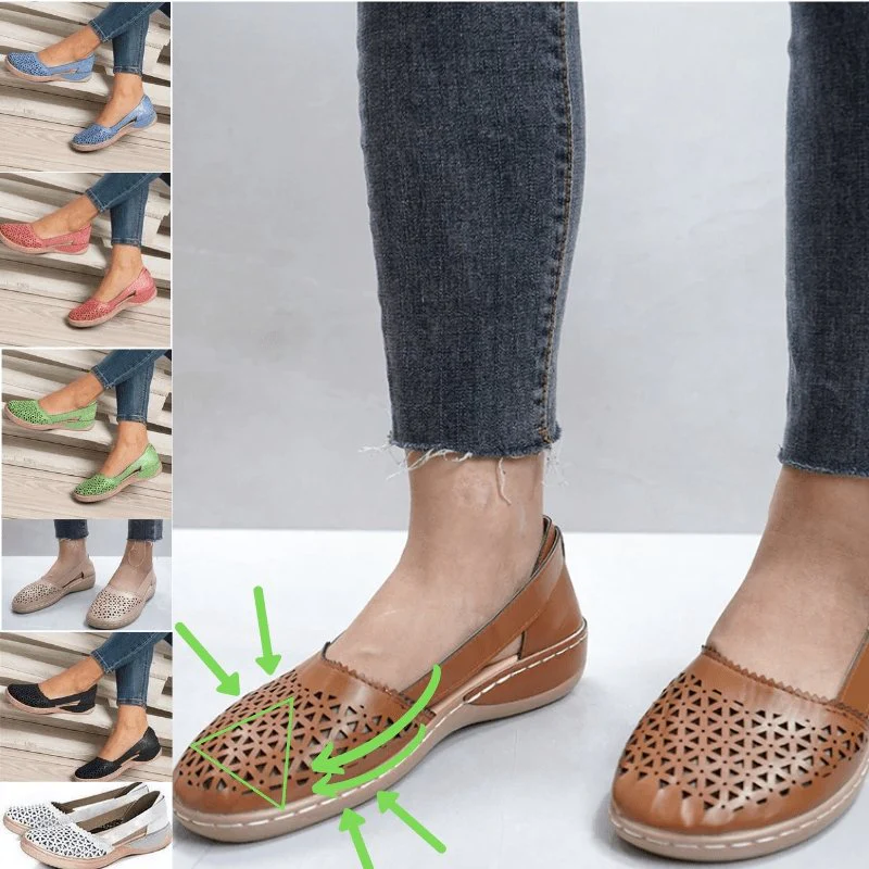 Heidi-Mode | Schicke Ballerinas Aus Leder für Damen - Image 2