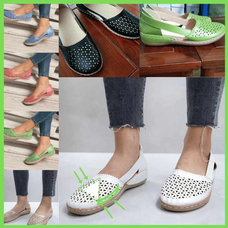 Heidi-Mode | Schicke Ballerinas Aus Leder für Damen - Image 6