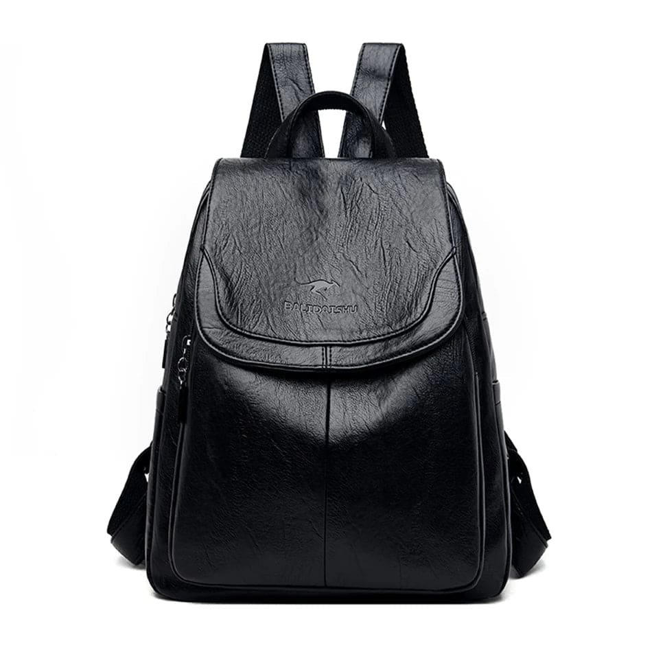 Heidi-Mode | Stylischer Leder-Rucksack mit Diebstahlschutz für Frauen - Image 3