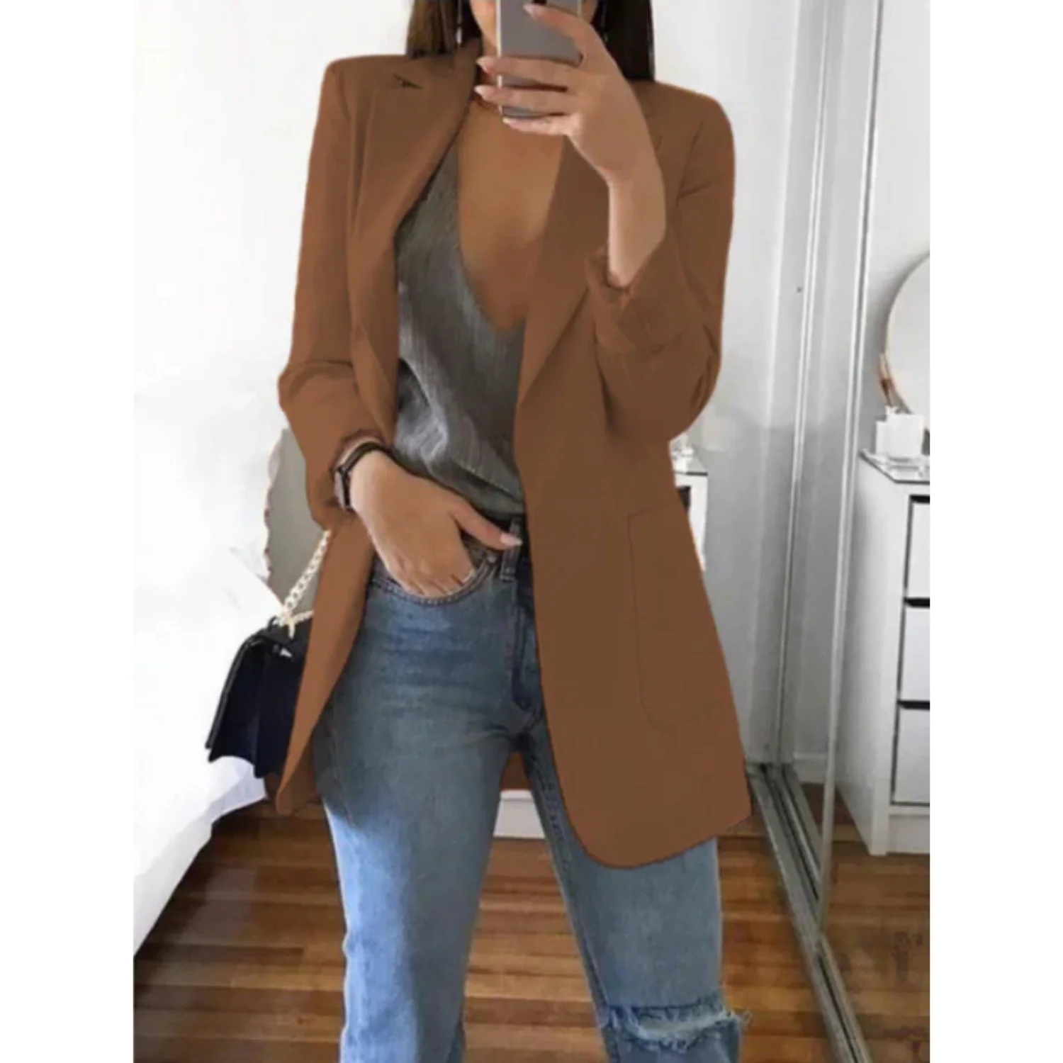 Heidi-Mode | Schmal Geschnittener Blazer Modern & Stilvoll - Image 5