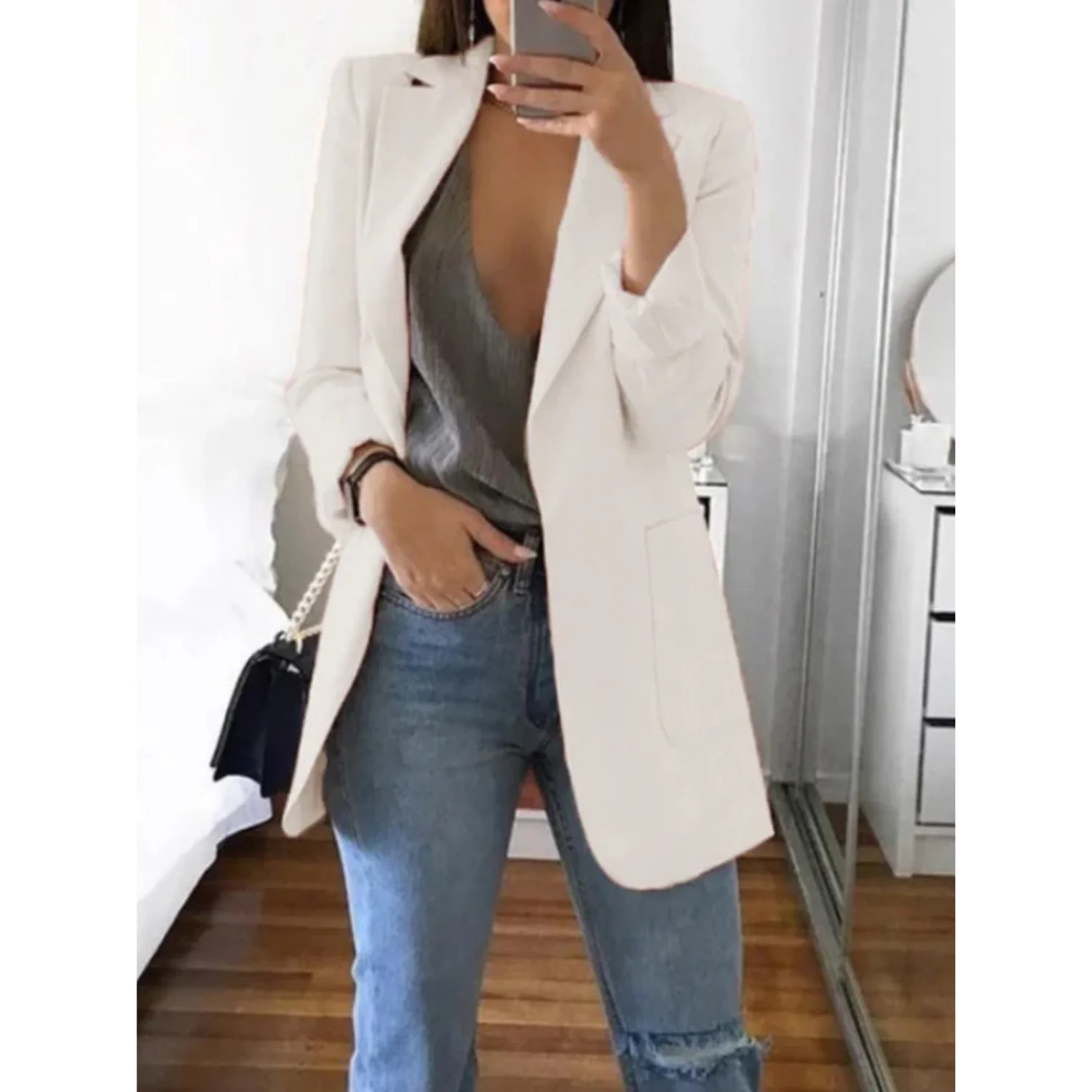 Heidi-Mode | Schmal Geschnittener Blazer Modern & Stilvoll - Image 8