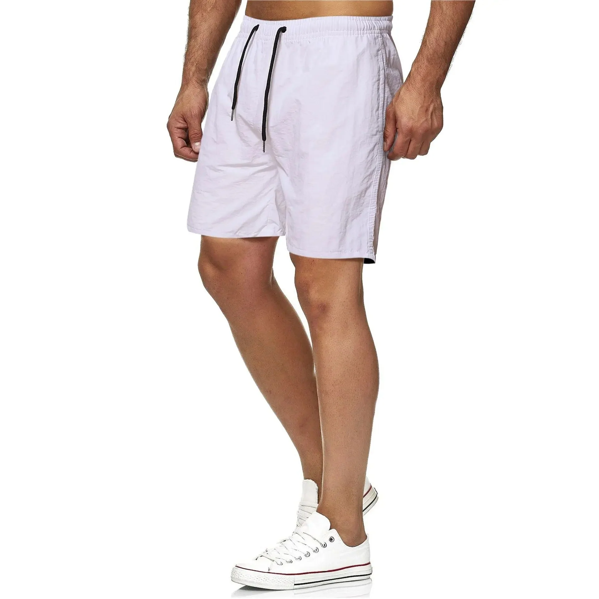 Heidi-Mode | Schnell Trocknende Einfarbige Fitness-Badehosen für Männer - Image 6