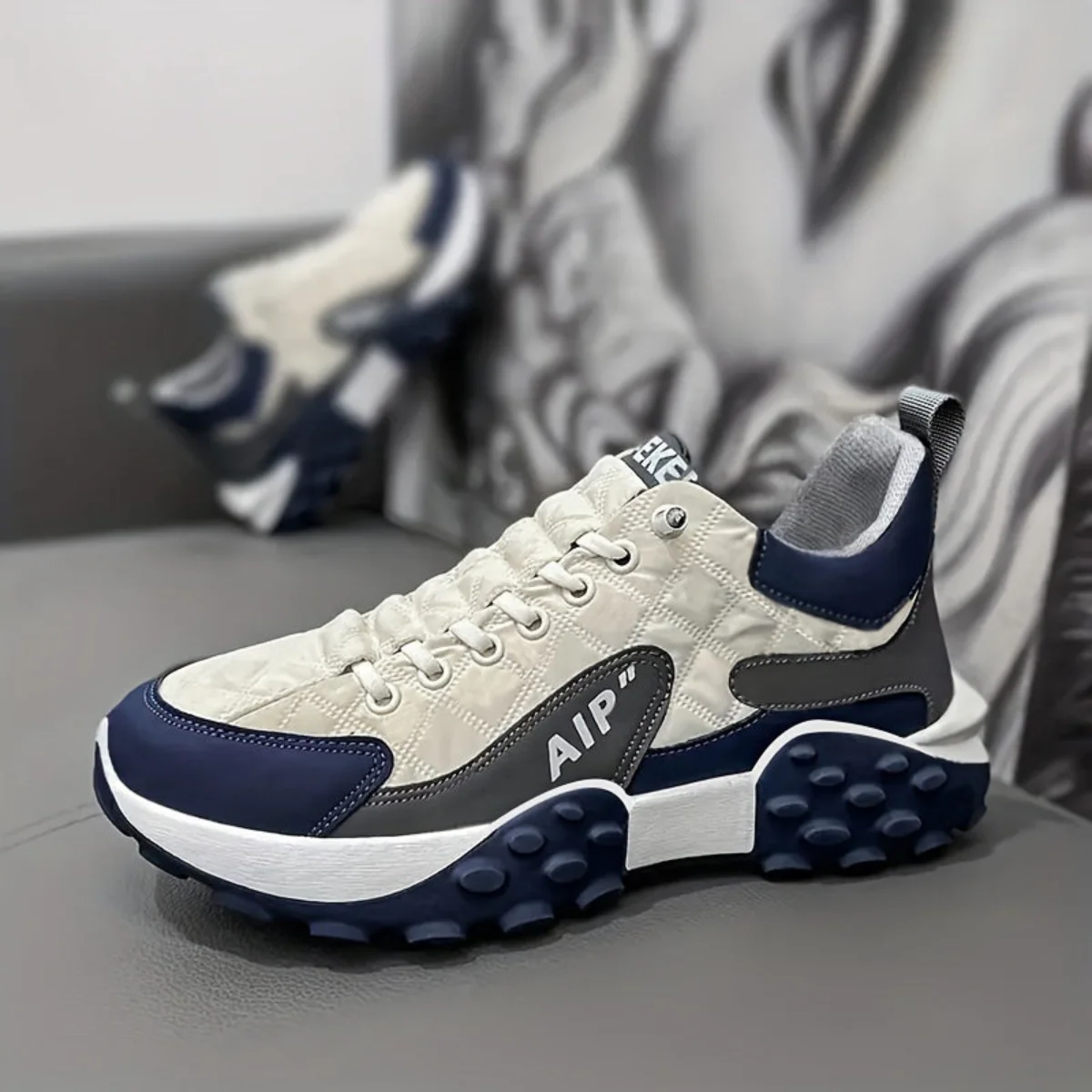 Heidi-Mode | Schnürsneaker mit Dicker Sohle für Herren