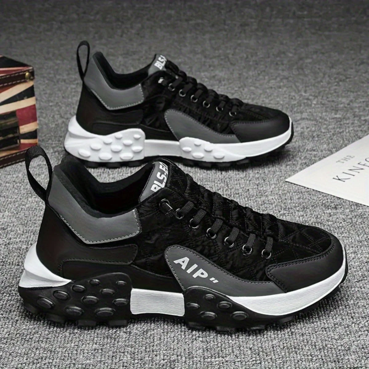 Heidi-Mode | Schnürsneaker mit Dicker Sohle für Herren - Image 2