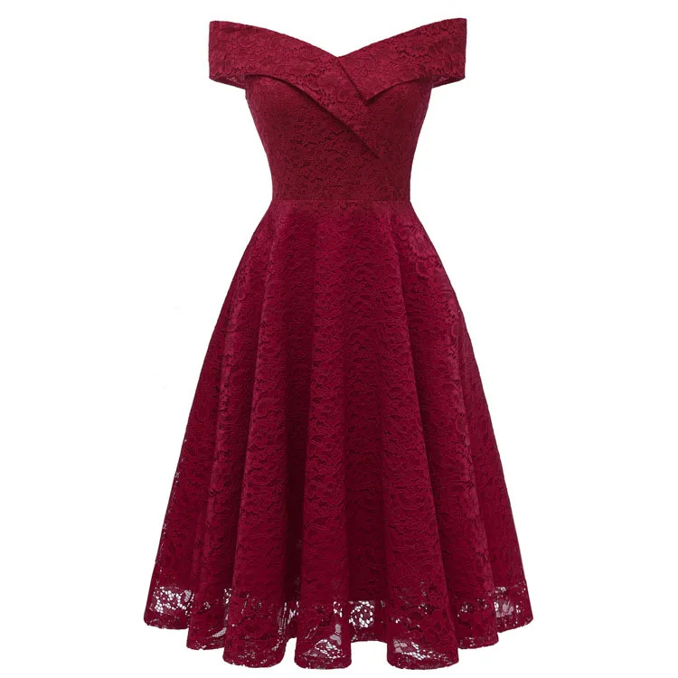 Heidi-Mode | Schulterfreies, Formelles Midikleid mit Plissee - Image 3