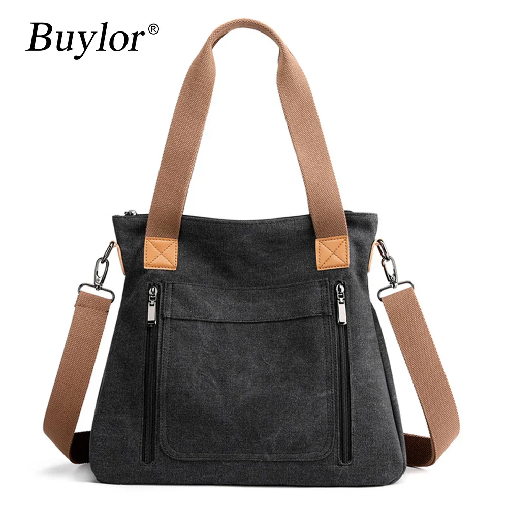 Heidi-Mode | Schultertasche Canvas
