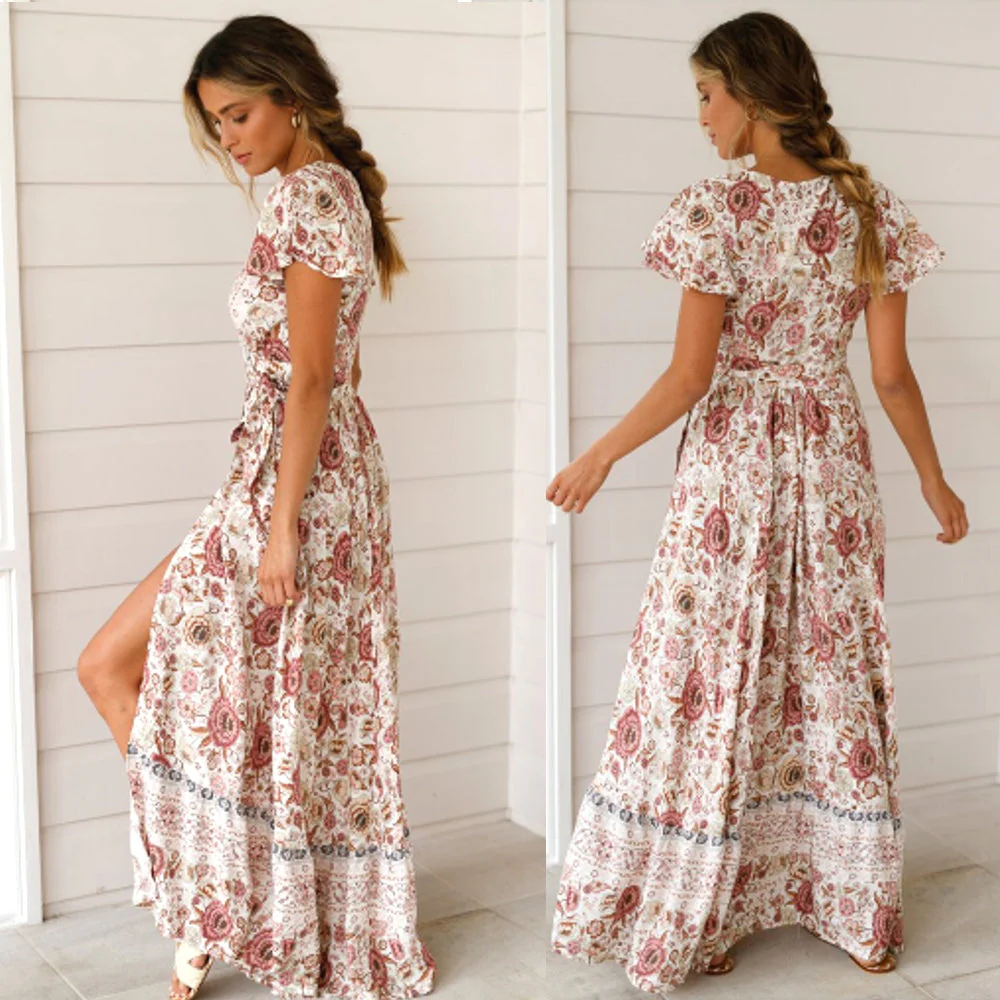Heidi-Mode | Sexxy Kleider für Frauen Blumenkleid - Image 2