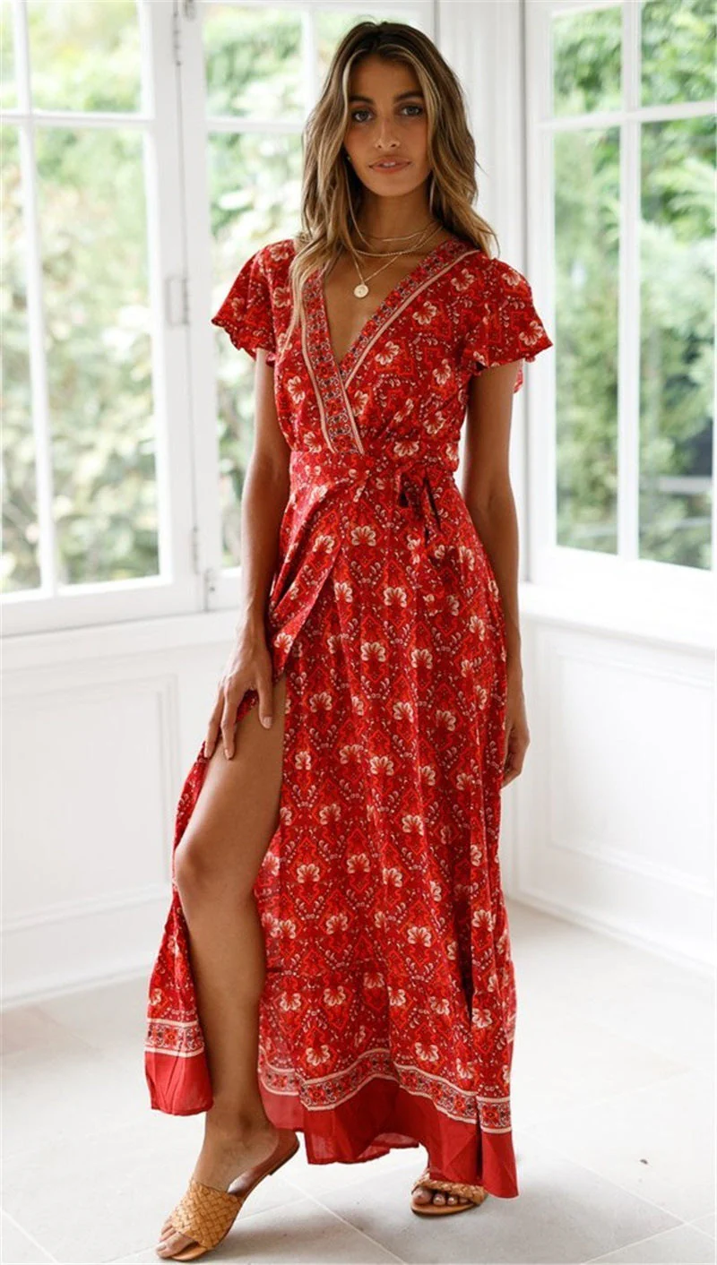 Heidi-Mode | Sexxy Kleider für Frauen Blumenkleid - Image 3