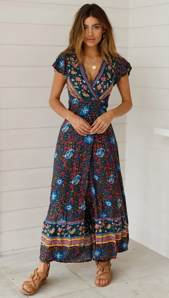 Heidi-Mode | Sexxy Kleider für Frauen Blumenkleid - Image 5
