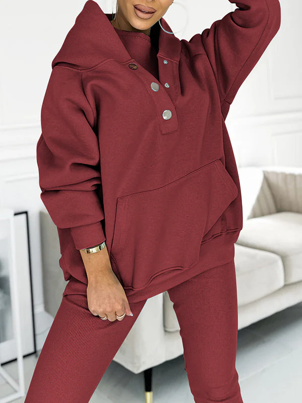 Heidi-Mode | Set Oversize Hoodie Leggings Loungewear Set Damenbekleidung - Image 15