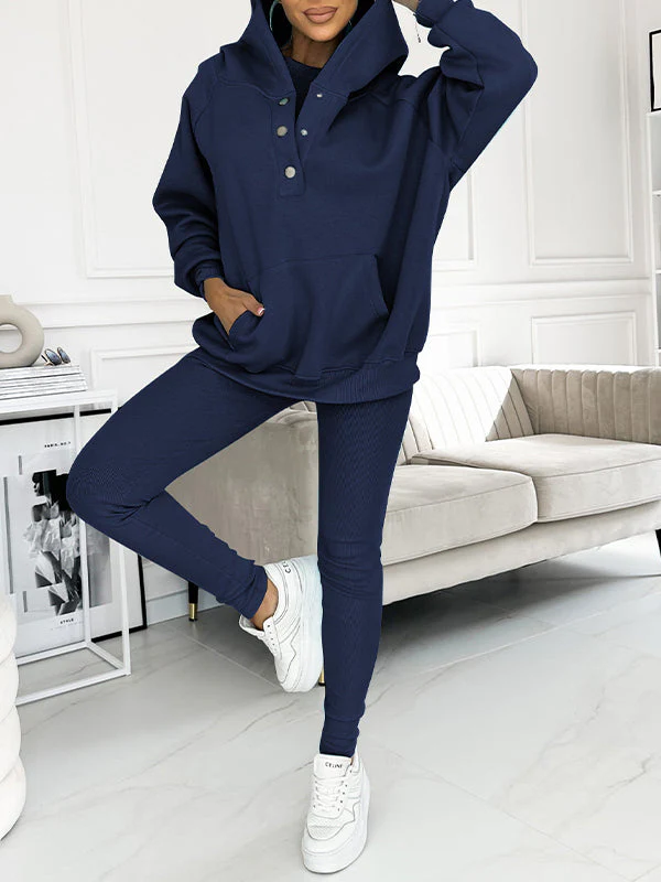 Heidi-Mode | Set Oversize Hoodie Leggings Loungewear Set Damenbekleidung - Image 18