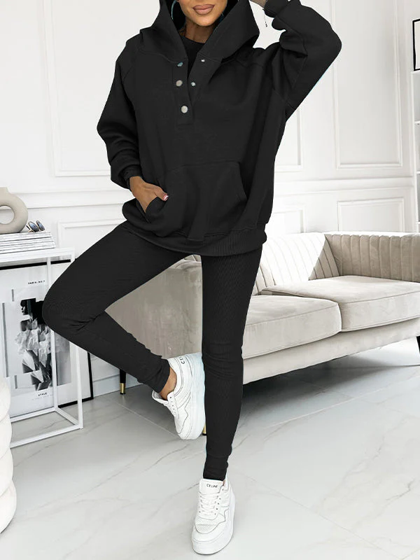 Heidi-Mode | Set Oversize Hoodie Leggings Loungewear Set Damenbekleidung - Image 20
