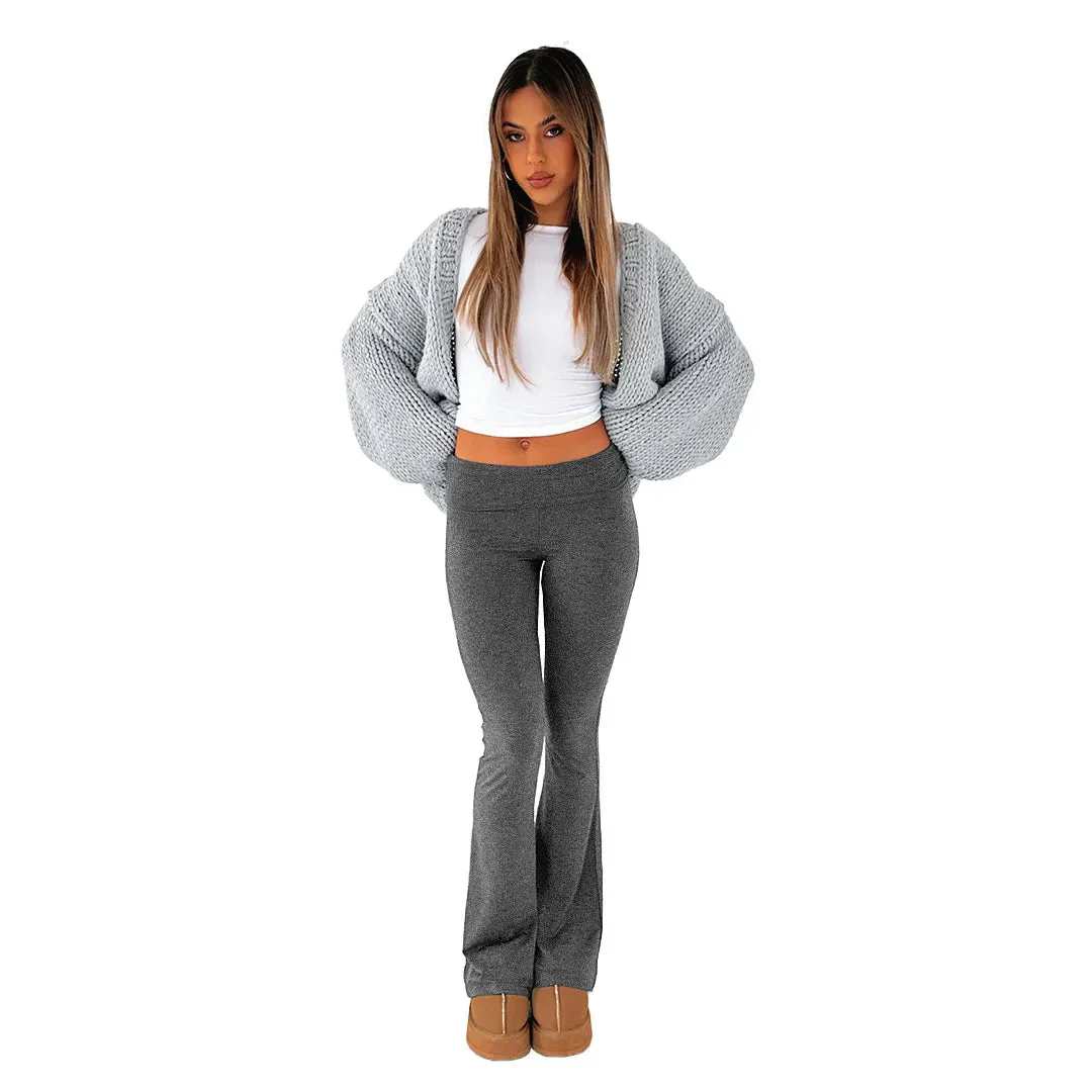 Heidi-Mode | Set Zweiteiler Aus Baumwolle für Damen mit Weitem Bein und Langen Ärmeln - Image 10