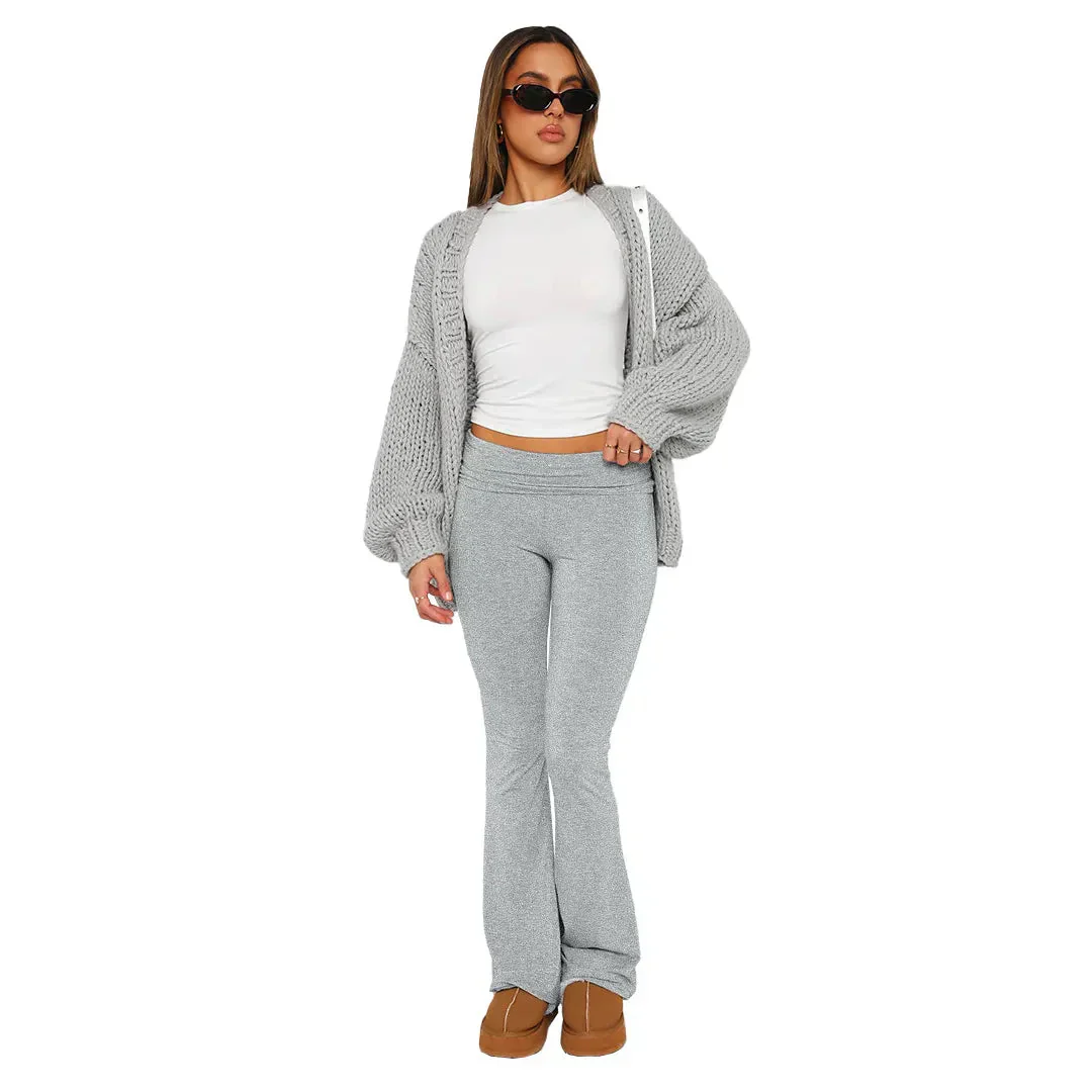 Heidi-Mode | Set Zweiteiler Aus Baumwolle für Damen mit Weitem Bein und Langen Ärmeln - Image 5