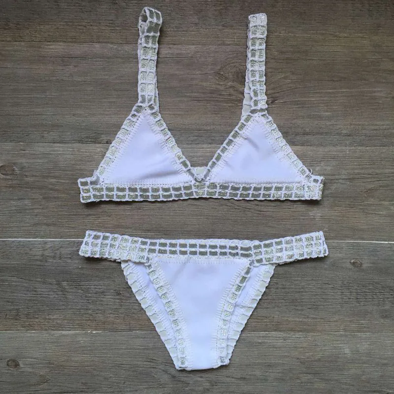 Heidi-Mode | Sexy Bikinis Sommer Frauen Badeanzug Handgehäkeltes Bikini-Set Badebekleidung Strand Badeanzug Biquini Frau Monokini - Image 10