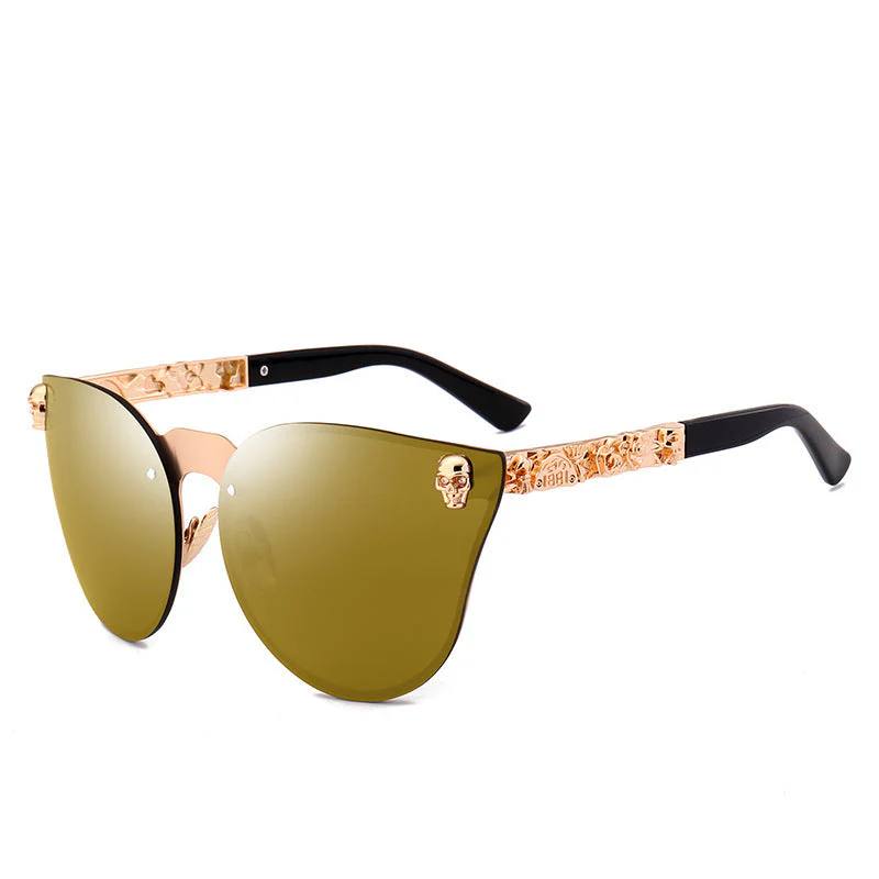 Heidi-Mode | Skull Sonnenbrille Aus Metall - Image 2