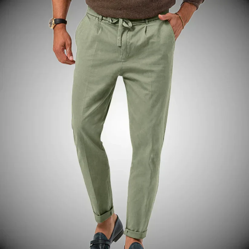 Heidi-Mode | Slim Fit Leinenhose für Herren - Image 5