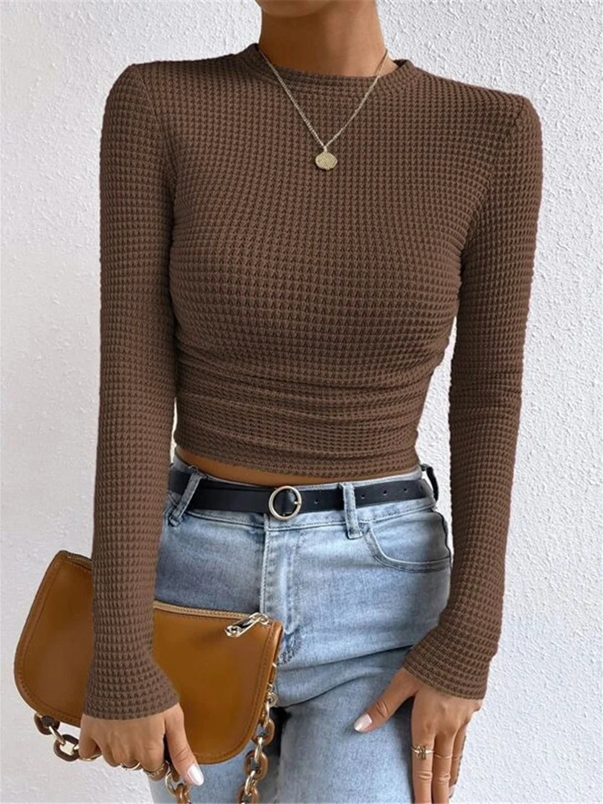 Heidi-Mode | Slim-Pullover im Waffelmuster - Image 7