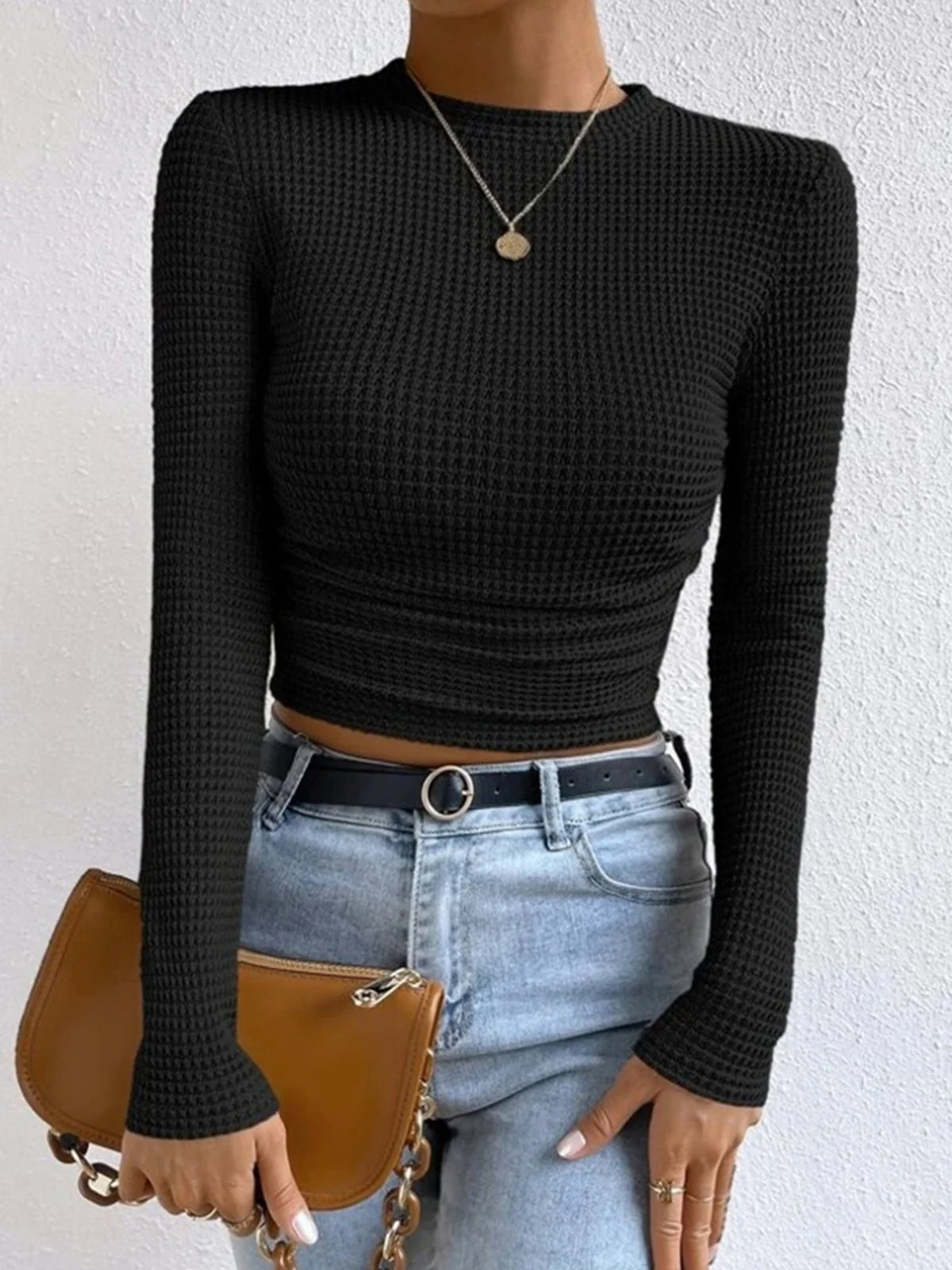 Heidi-Mode | Slim-Pullover im Waffelmuster - Image 9