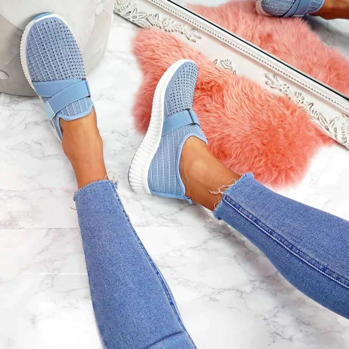 Heidi-Mode | Slip On Damen Sneaker mit Klettverschluss - Image 3