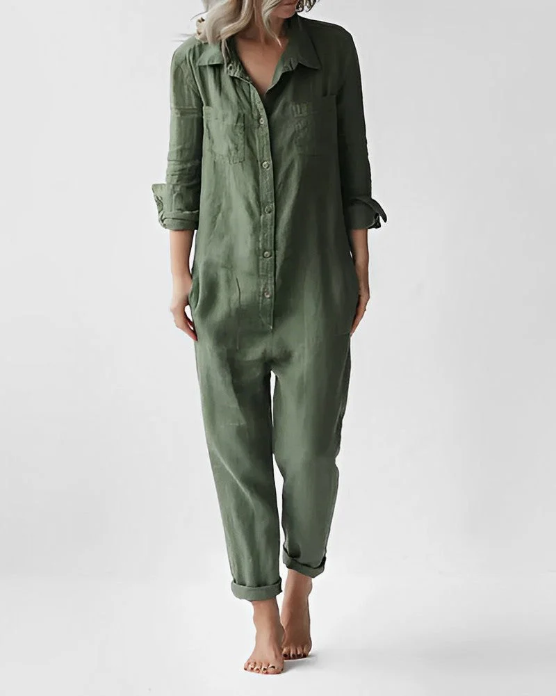 Heidi-Mode | Smaragdgrüne Eleganz Jumpsuit