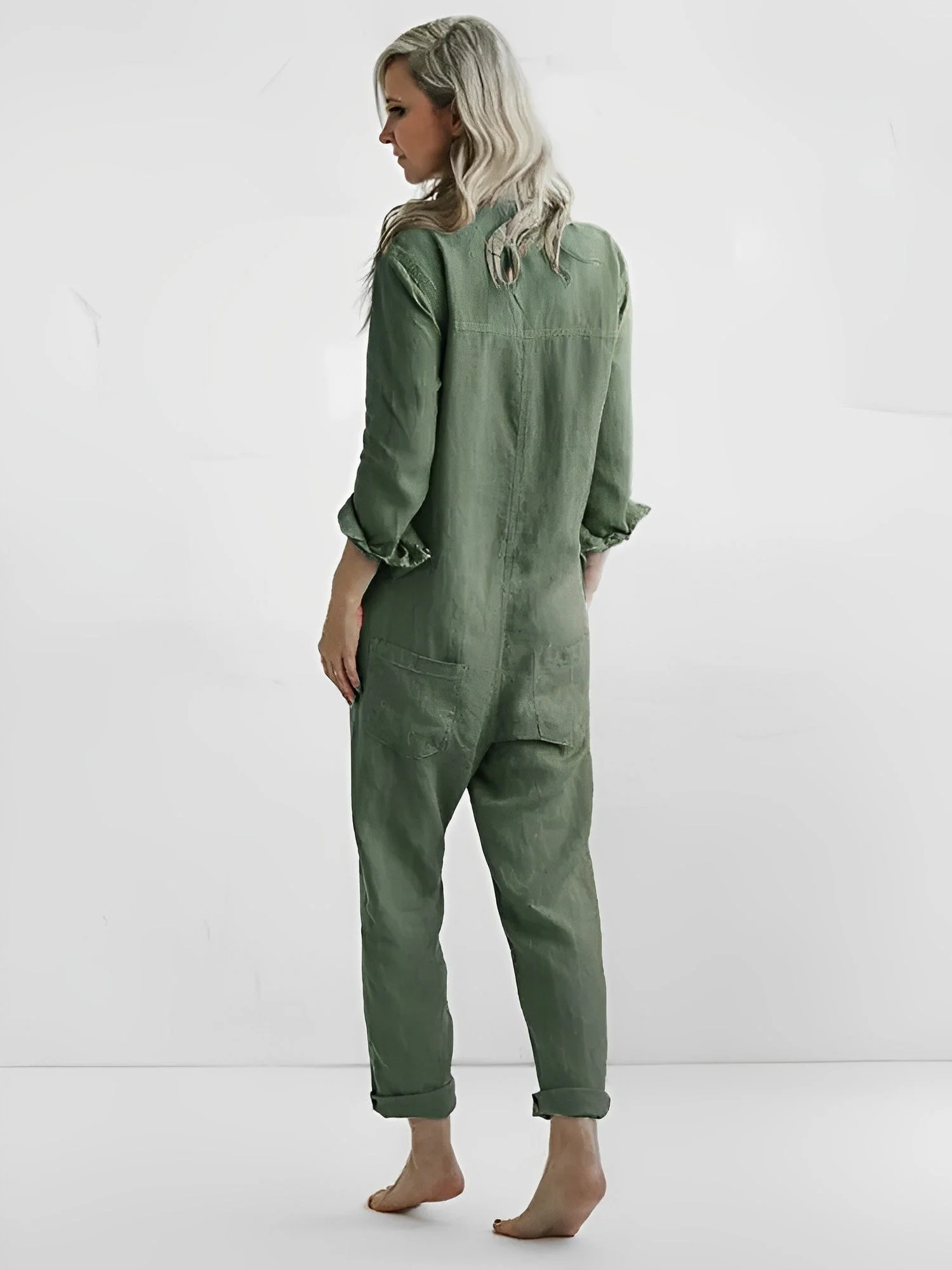 Heidi-Mode | Smaragdgrüne Eleganz Jumpsuit - Image 2