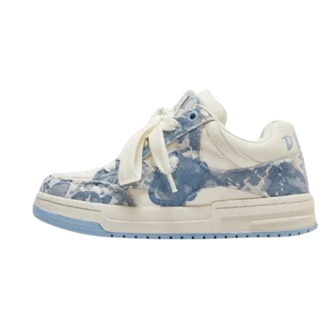 Heidi-Mode | Sneakers - Casual - Retro Kreuz Graffiti - Image 5