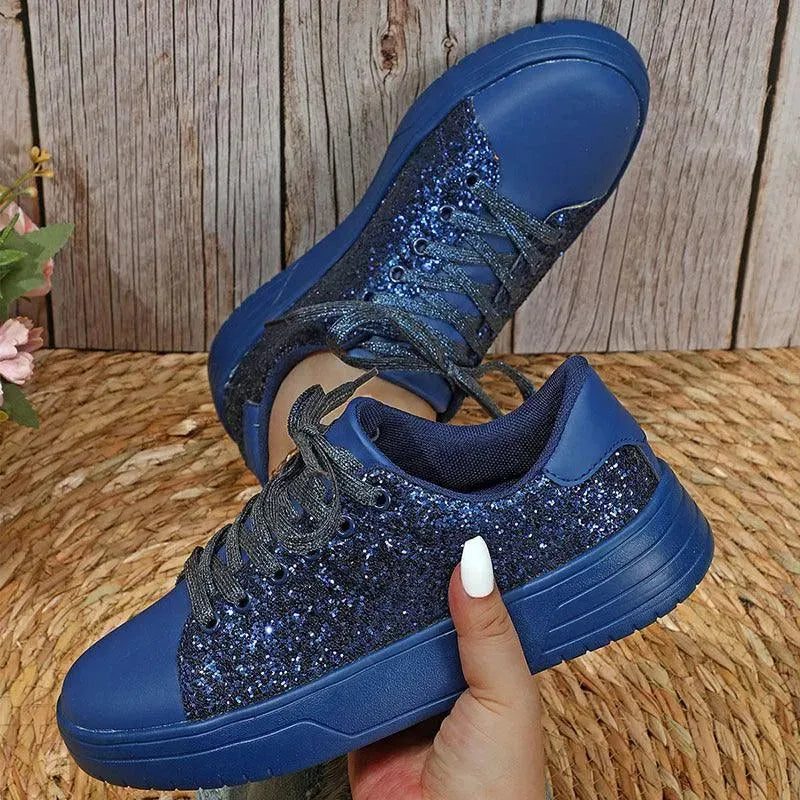 Heidi-Mode | Glittering Sneakers With Sequins - Image 2