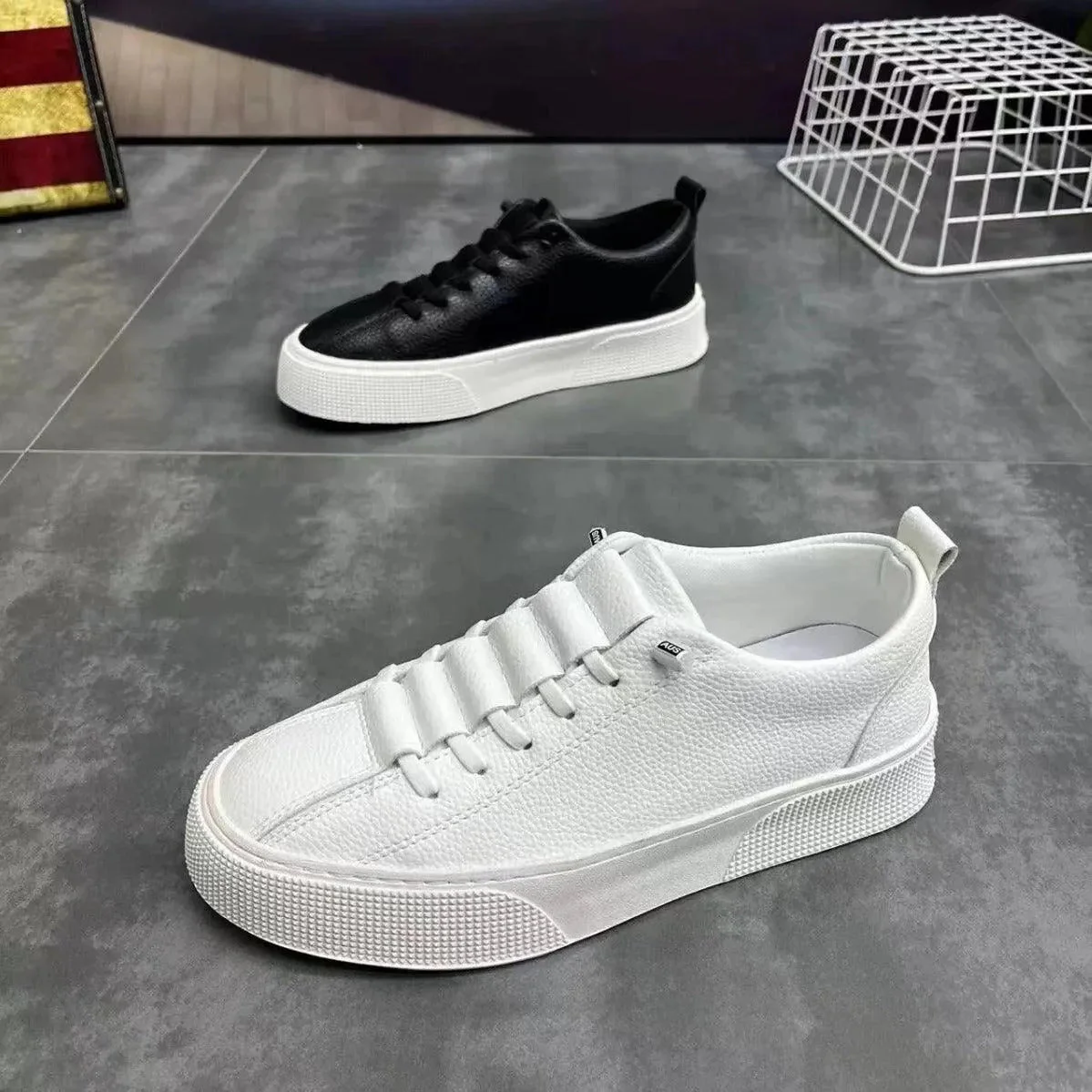 Heidi-Mode | Niedrige Sneaker für Herren Aus Kunstleder - Image 3