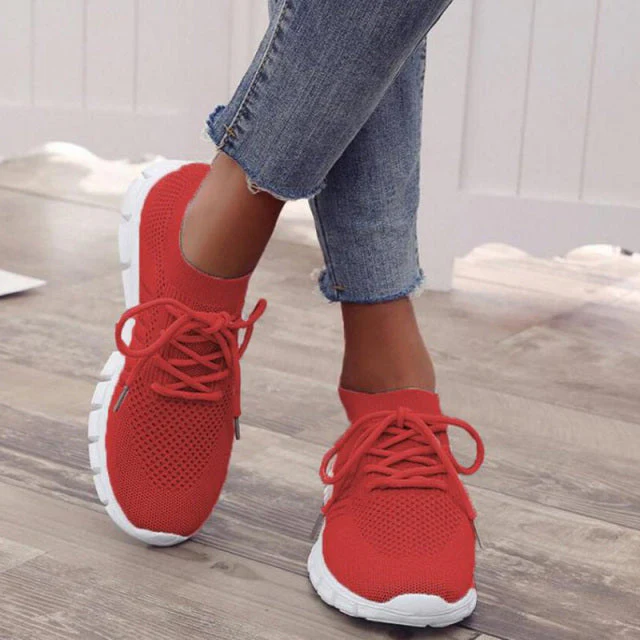 Heidi-Mode | Sneakers Mesh Ergonomic Slip On Sneakers Women'S Shoes - Image 4