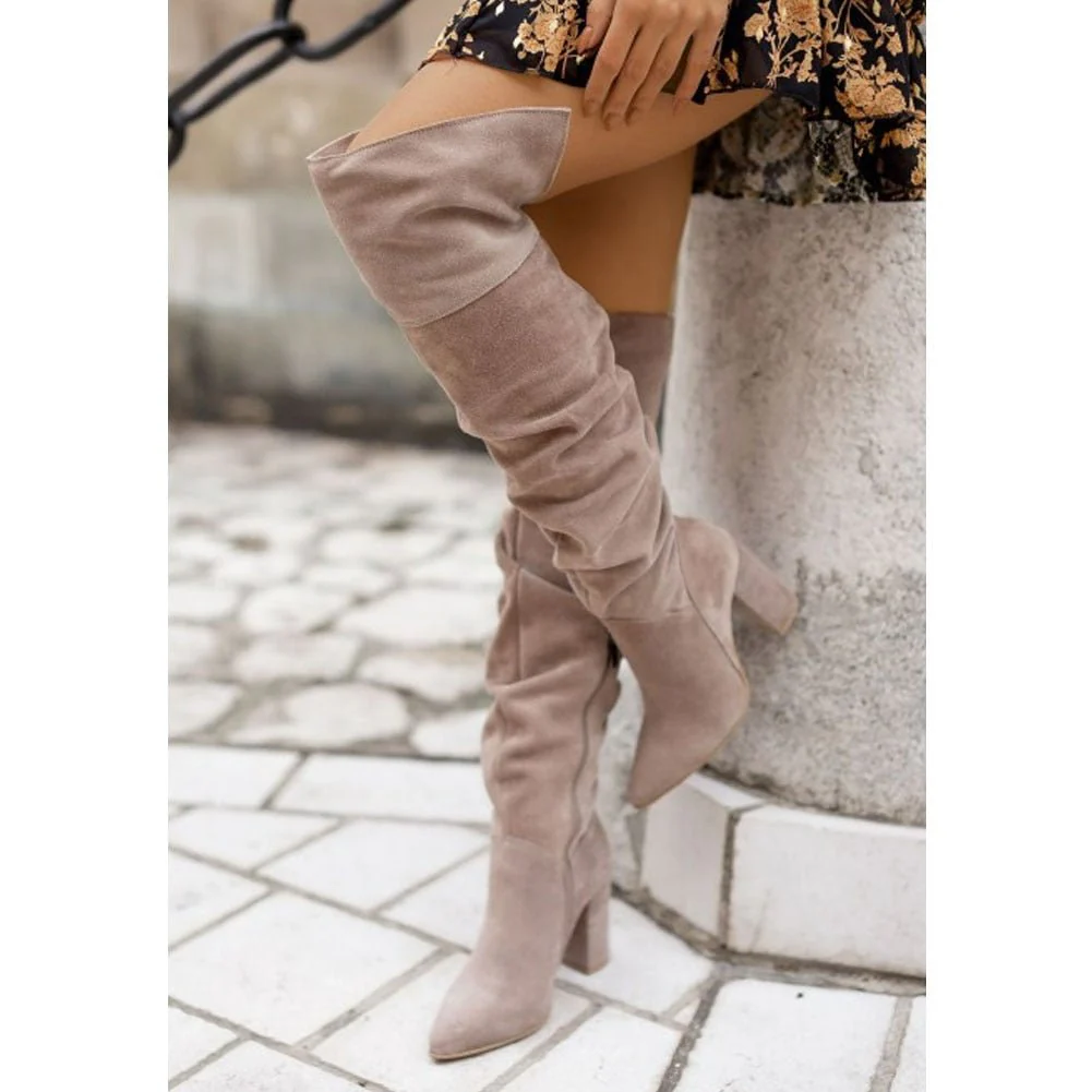 Heidi-Mode | Overknee-Schlupfstiefel für Frauen - Image 3