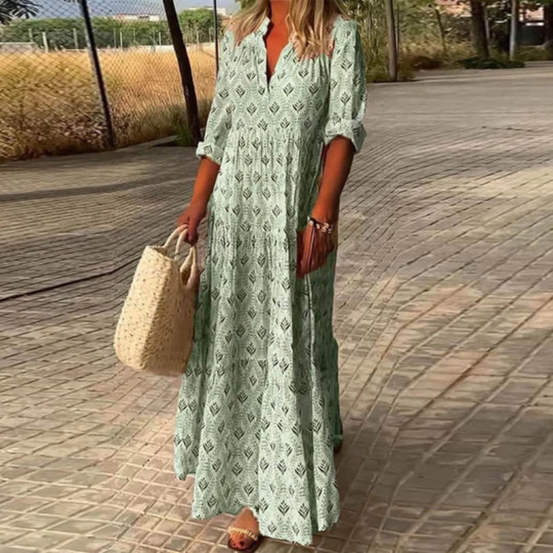 Heidi-Mode | Sommer Boho Kleid Maxi