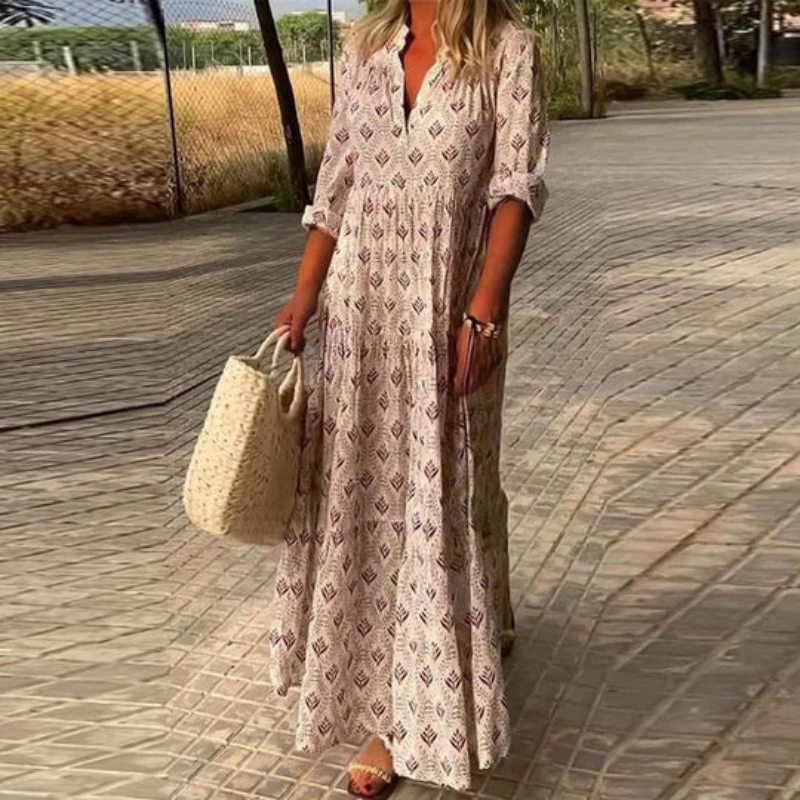 Heidi-Mode | Sommer Boho Kleid Maxi - Image 2