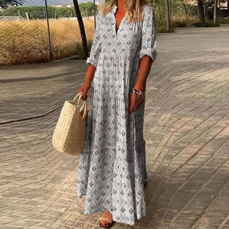 Heidi-Mode | Sommer Boho Kleid Maxi - Image 3