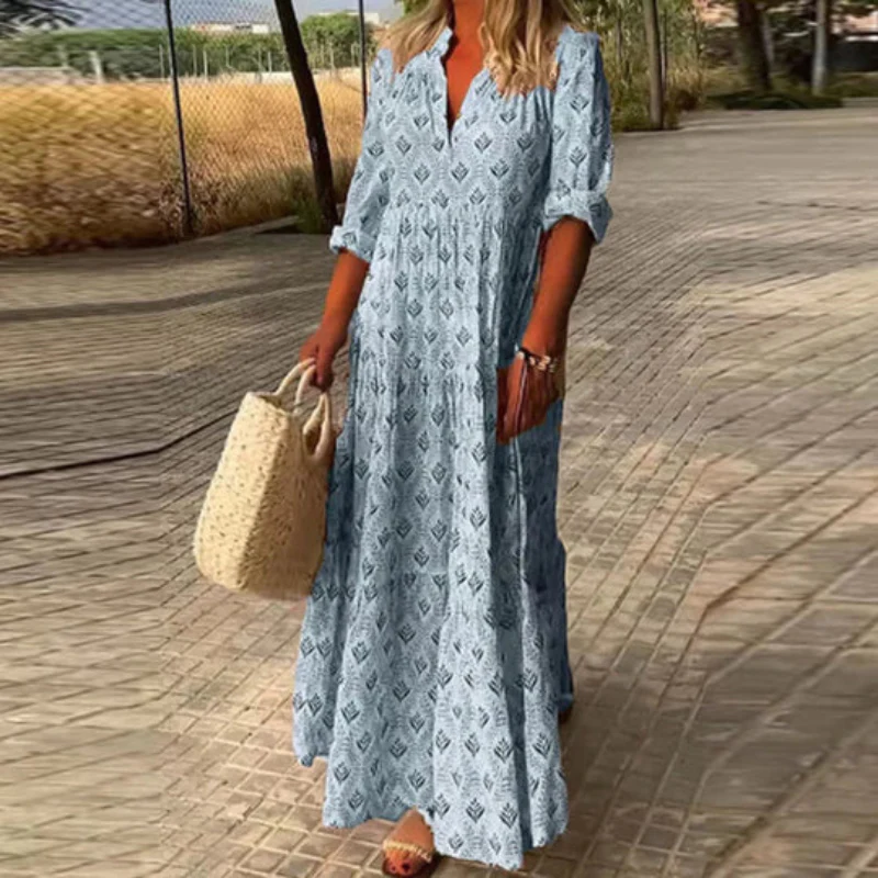 Heidi-Mode | Sommer Boho Kleid Maxi - Image 4