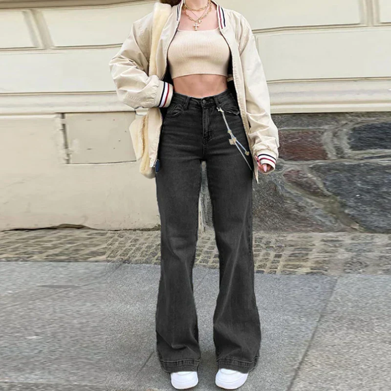 Heidi-Mode | Sommer Damenjeans mit Mittelhoher Taille - Image 4