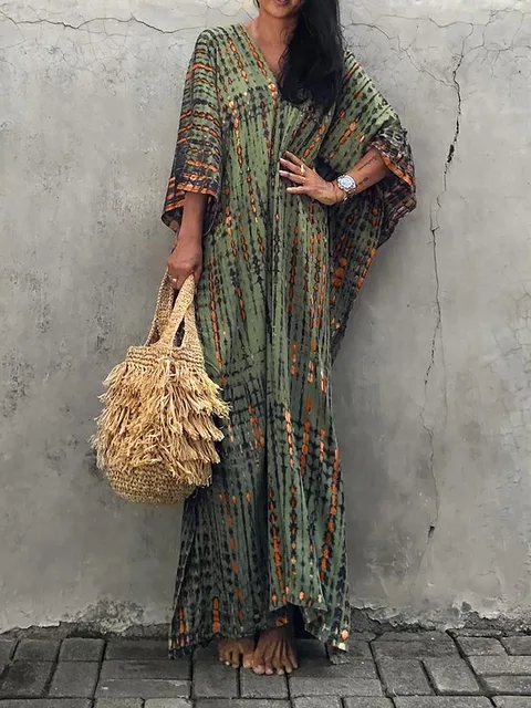 Heidi-Mode | Sommer Kaftan Maxi Kleid - Image 14
