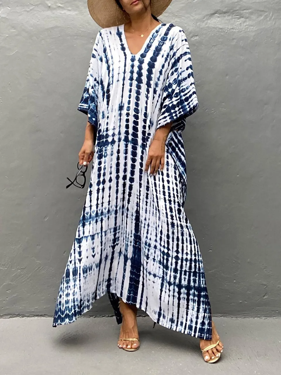Heidi-Mode | Sommer Kaftan Maxi Kleid - Image 2