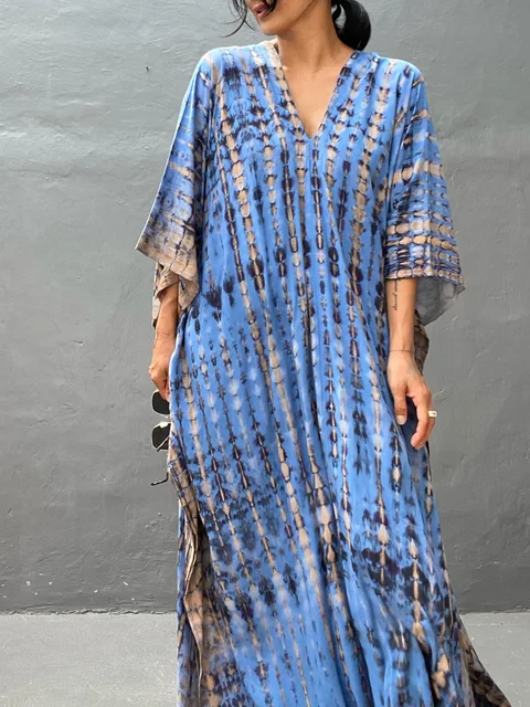 Heidi-Mode | Sommer Kaftan Maxi Kleid - Image 8
