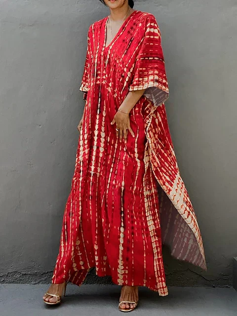 Heidi-Mode | Sommer Kaftan Maxi Kleid - Image 9