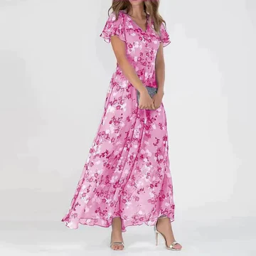 Heidi-Mode | Langes Sommerkleid mit Blumenmuster - Image 3