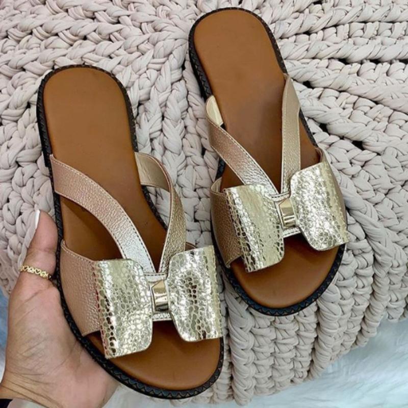 Heidi-Mode | Legere Sommerschuhe für Frauen mit Schmetterlingsknoten - Image 2